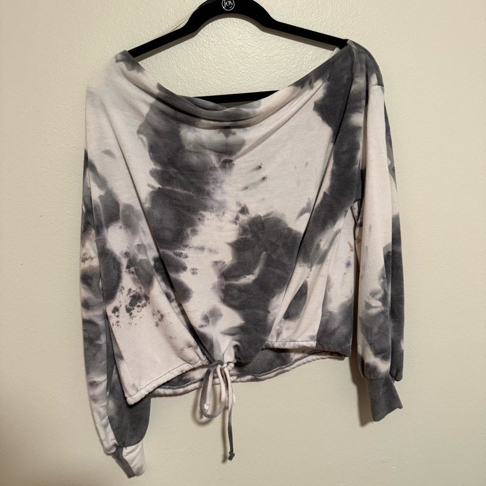 Tie-Dye Off-Shoulder Women's Top